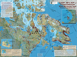 Nunavut Place Names overview map